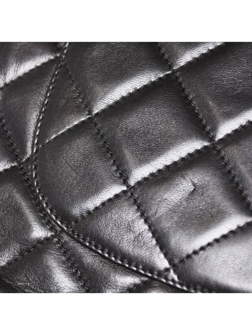 Chanel Quilted Double Flap Chain Shoulder Bag Limited Edition CC Logo Lambskin